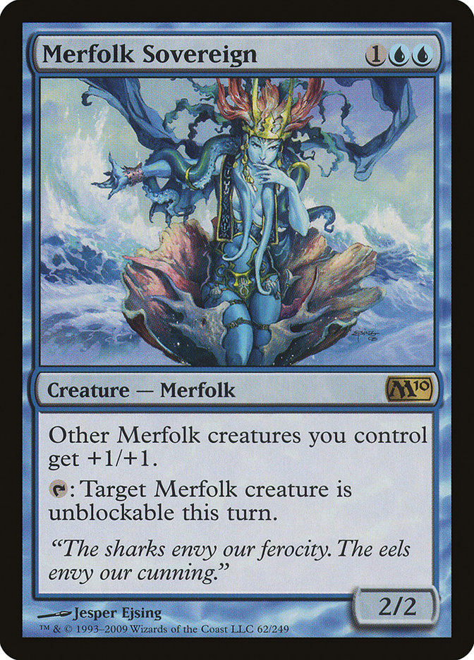 Merfolk Sovereign [Magic 2010] Foil