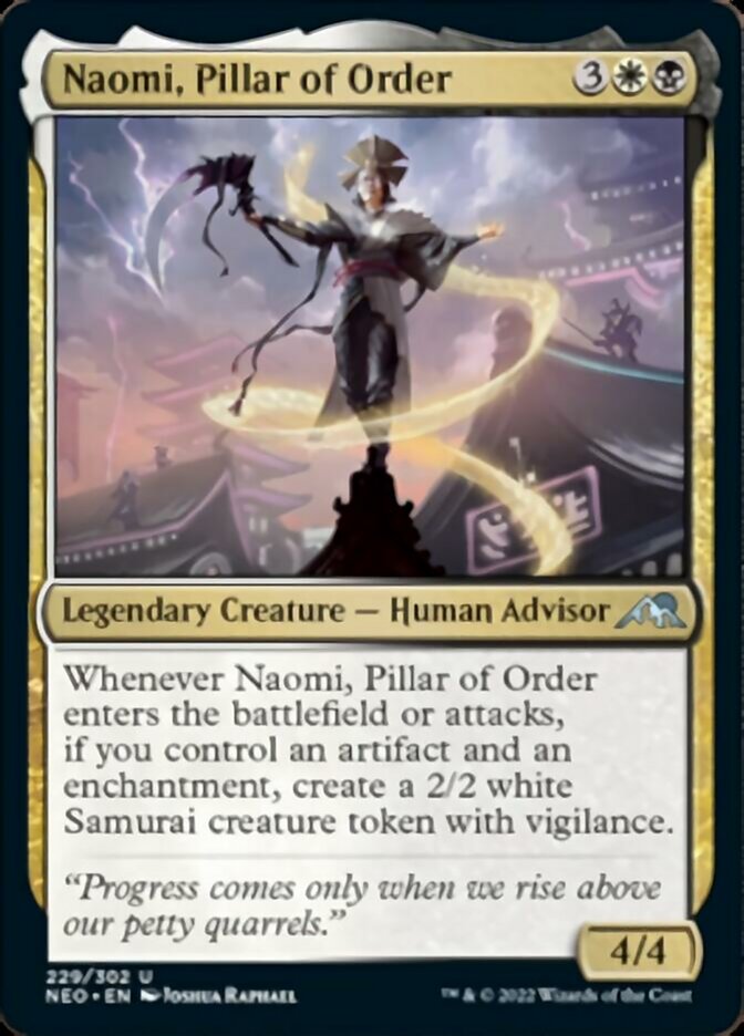 Naomi, Pillar of Order [Kamigawa: Neon Dynasty] Foil