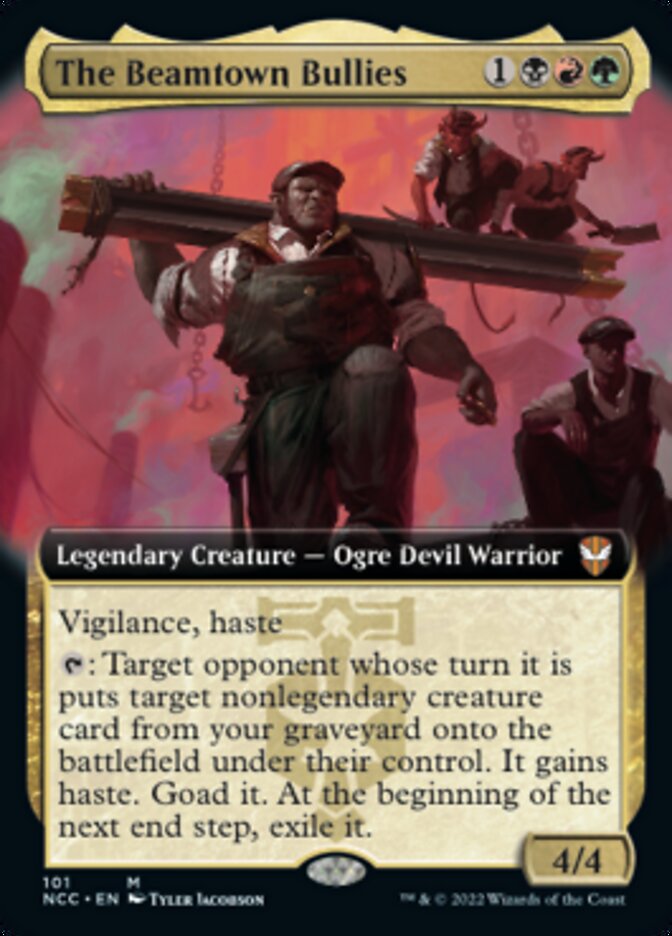 The Beamtown Bullies (Extended Art) [Streets of New Capenna Commander] Foil