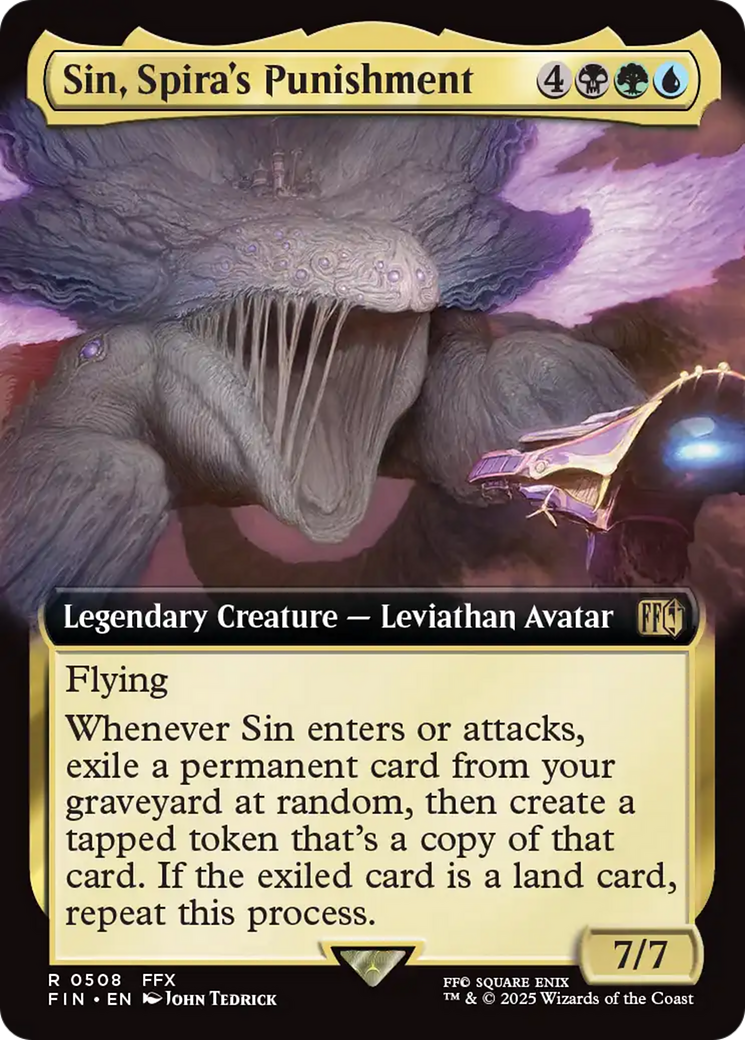 Sin, Spira's Punishment (Extended Art) [FINAL FANTASY] Foil