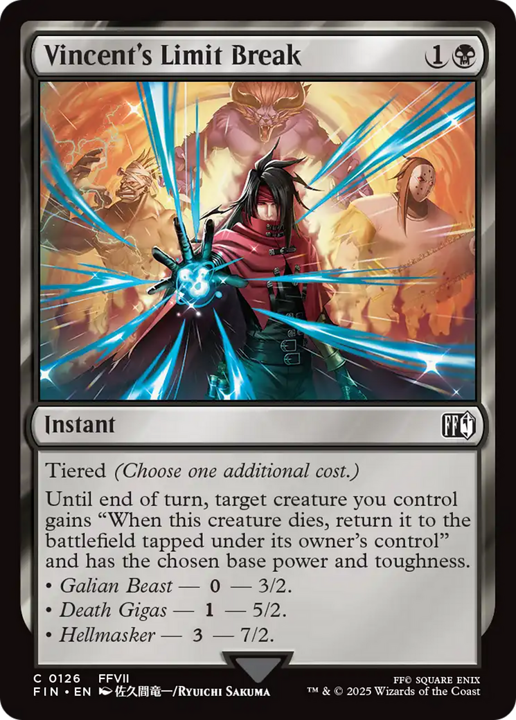 Vincent's Limit Break [FINAL FANTASY] Foil