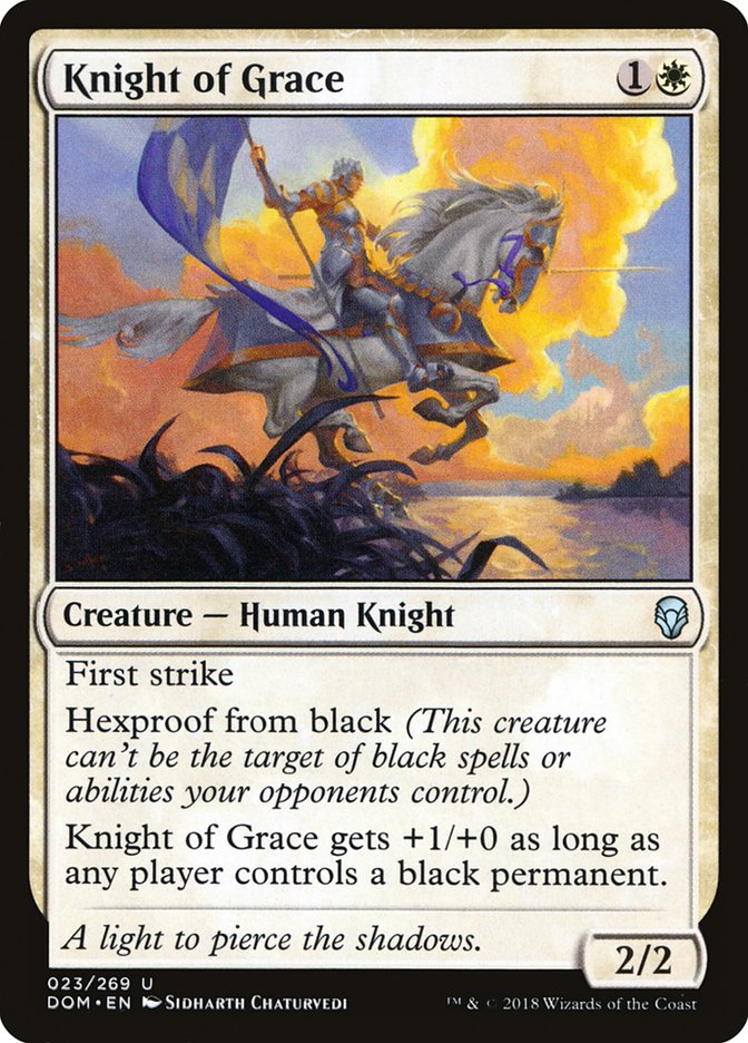 Knight of Grace [Dominaria] Foil
