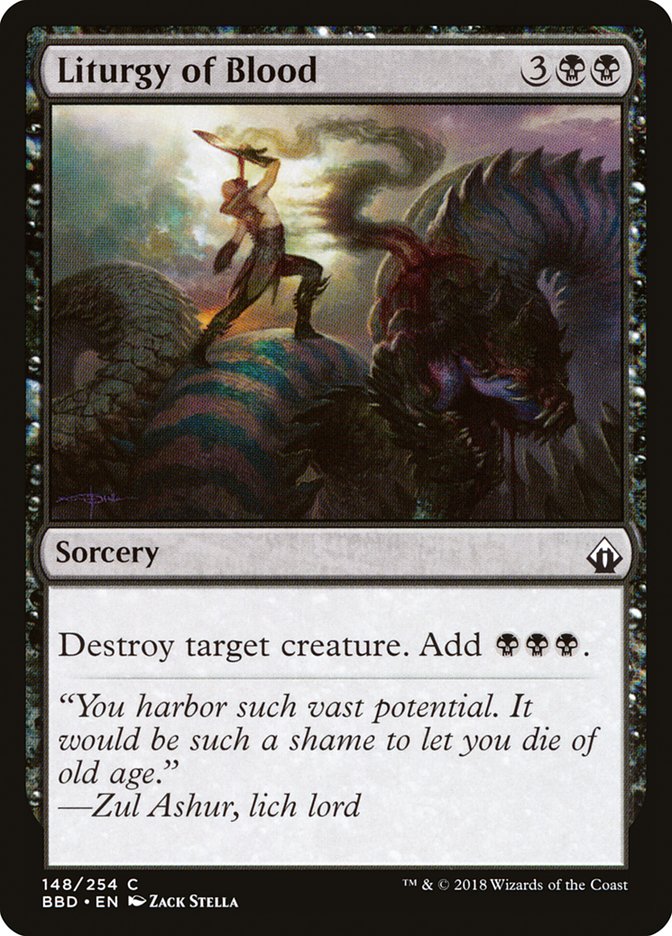 Liturgy of Blood [Battlebond] Foil