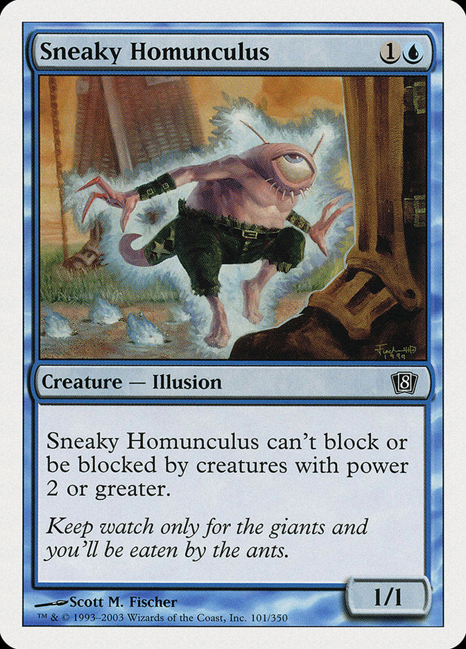 Sneaky Homunculus [Eighth Edition] Foil