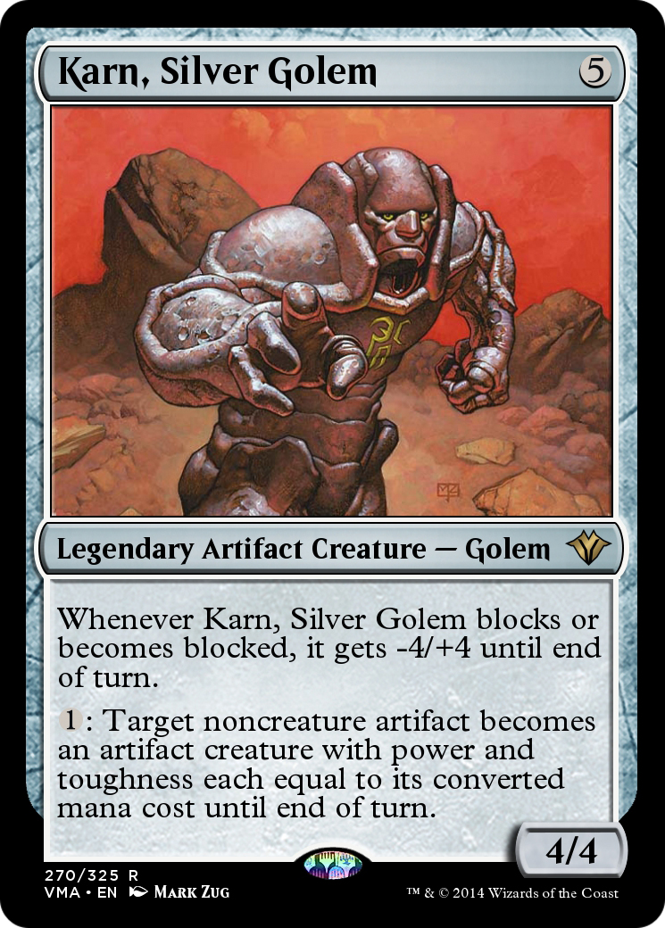 Karn, Silver Golem  [Vintage Masters]