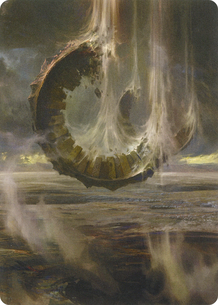 Wasteland // Wasteland  [Zendikar Rising Art Series] (Borderless) Foil