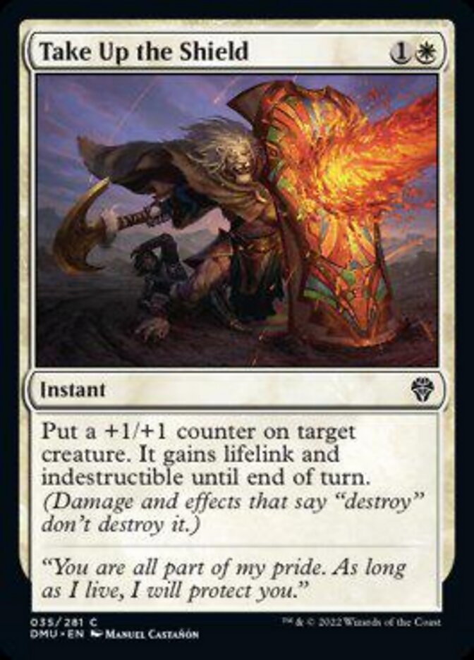 Take Up the Shield [Dominaria United] Foil