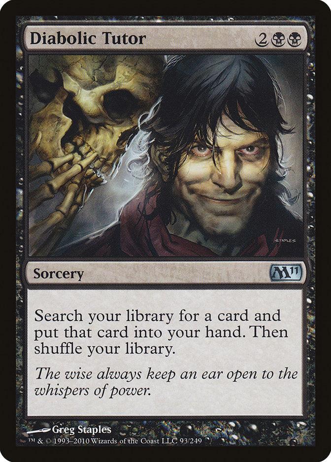 Diabolic Tutor [Magic 2011] Foil