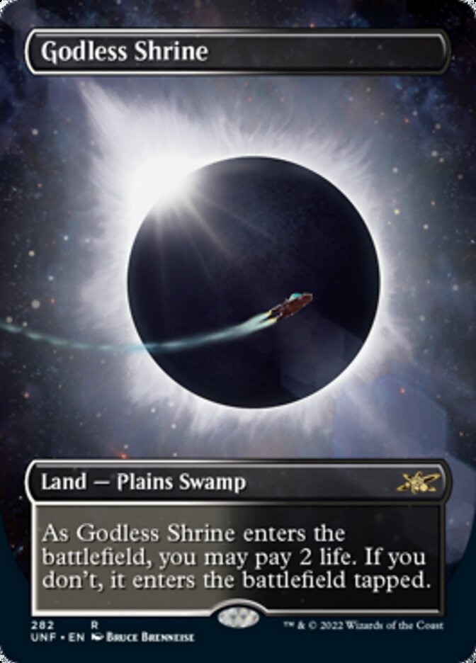 Godless Shrine (Borderless) [Unfinity] Foil