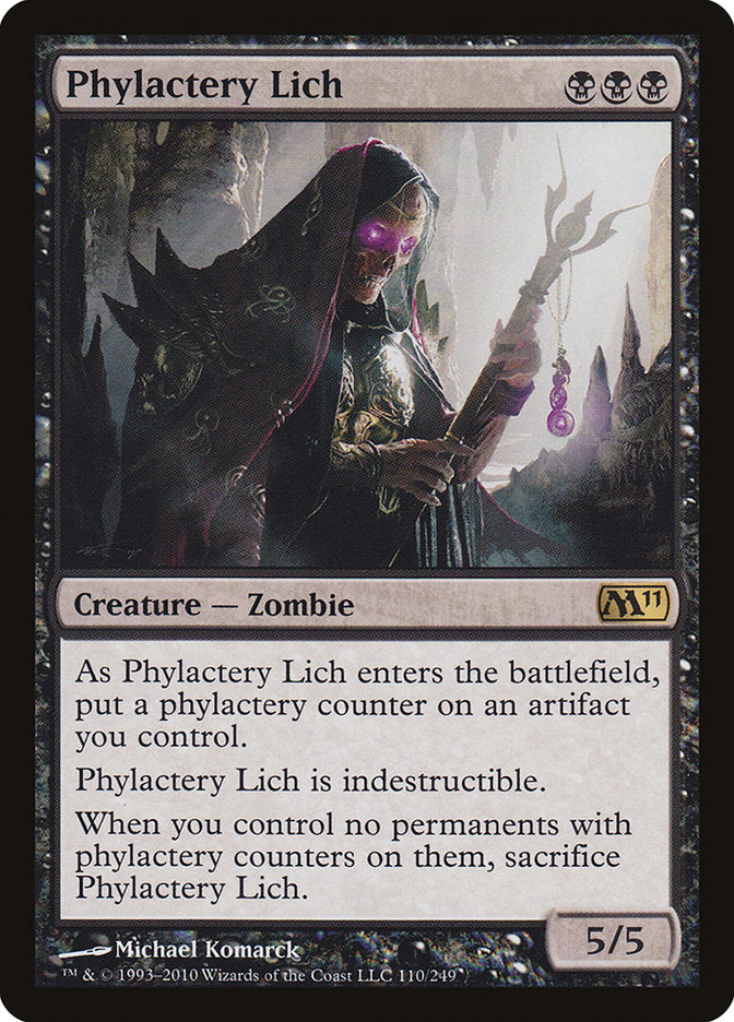 Phylactery Lich [Magic 2011] Foil