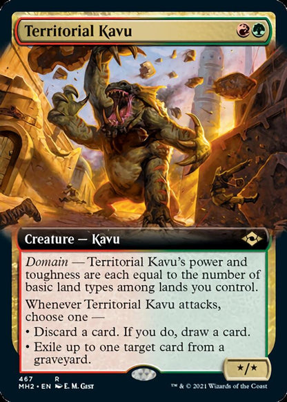 Territorial Kavu (Extended Art) [Modern Horizons 2] Foil