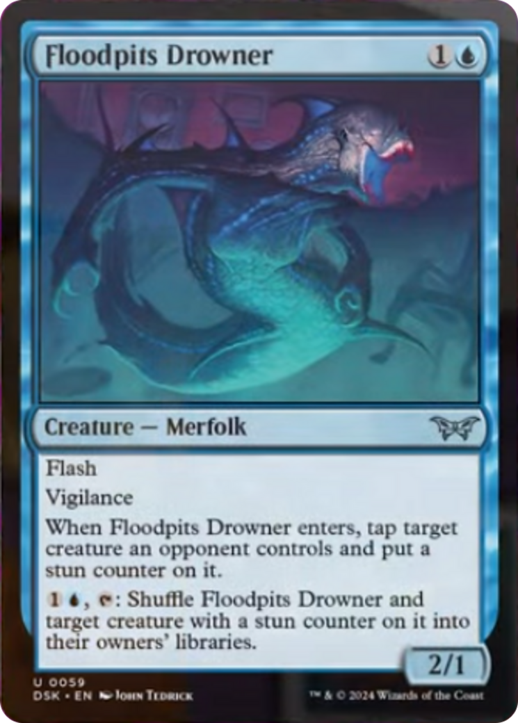 Floodpits Drowner [Duskmourn: House of Horror] Foil