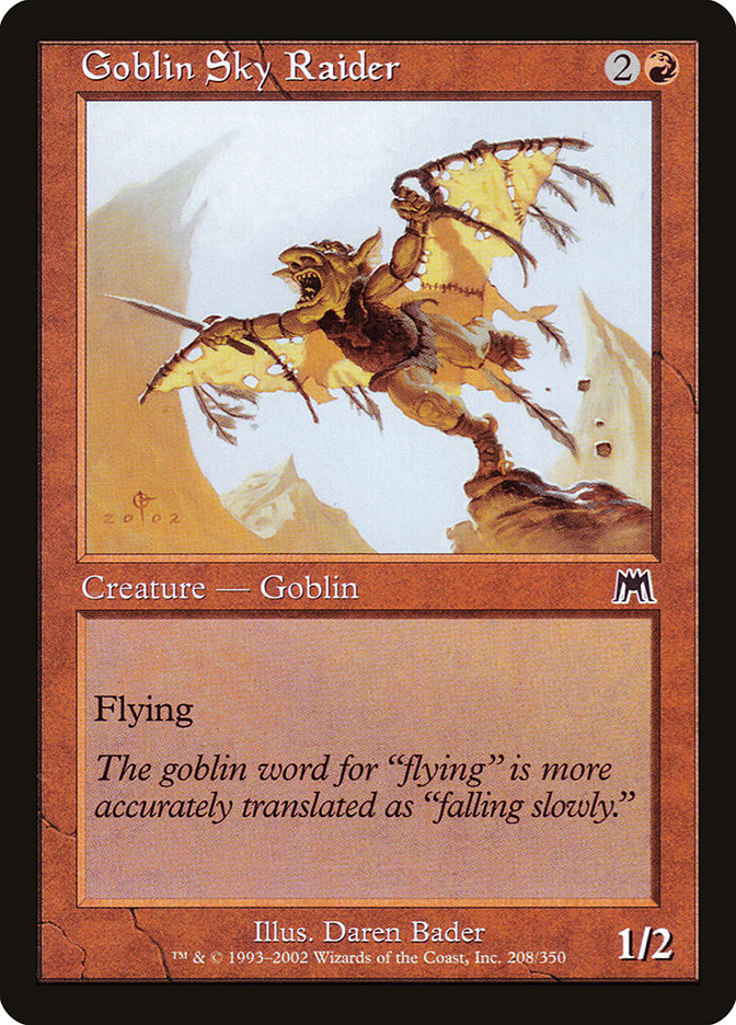 Goblin Sky Raider [Onslaught] Foil