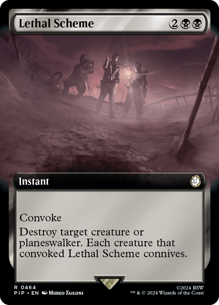 Lethal Scheme (Extended Art) [Fallout] Foil