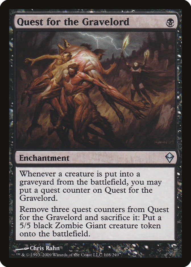 Quest for the Gravelord [Zendikar] Foil