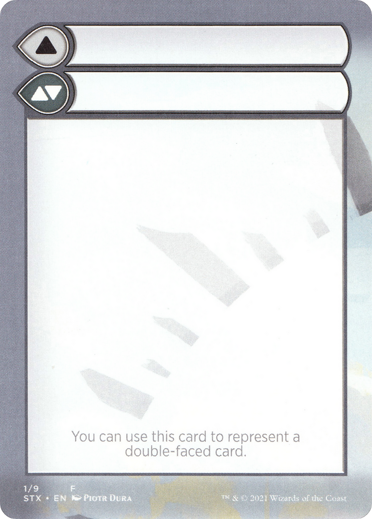 Double-Faced Substitute Card  [Strixhaven: School of Mages Substitute Cards] (Borderless)