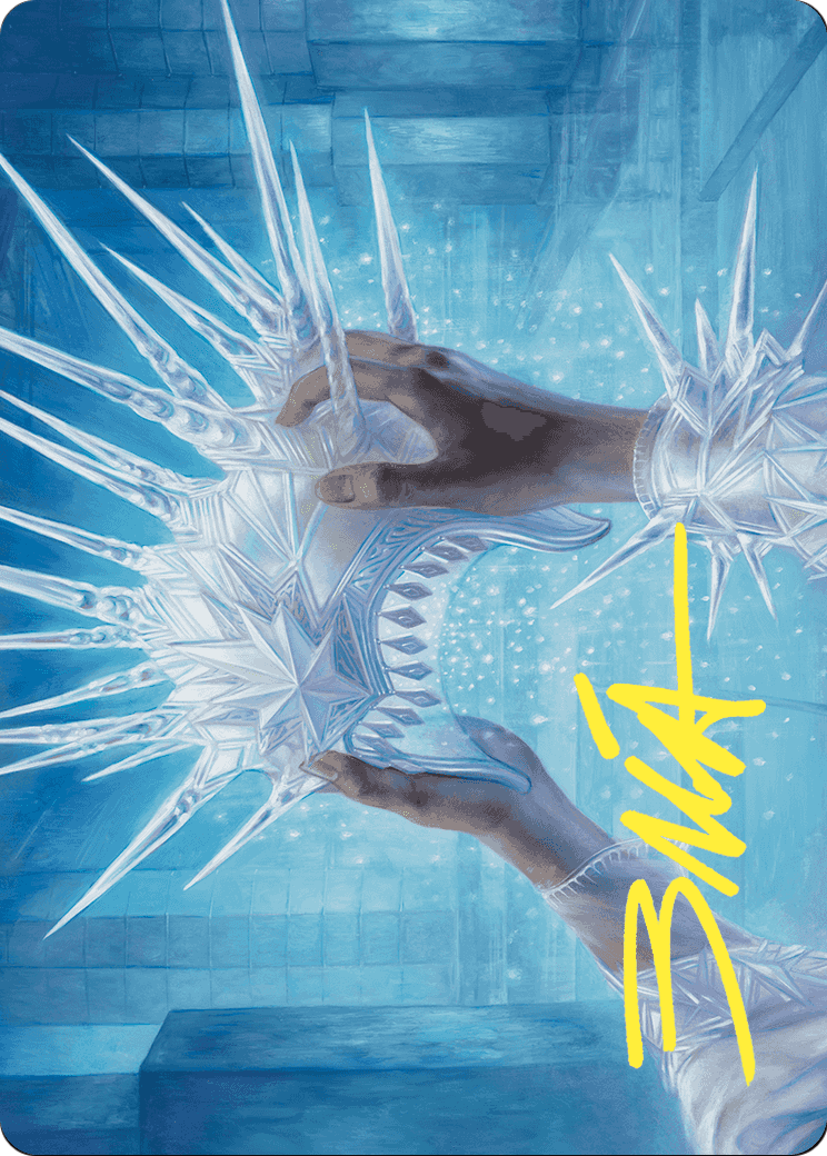 Hylda's Crown of Winter // Hylda's Crown of Winter  [Wilds of Eldraine Art Series] (Borderless) Foil