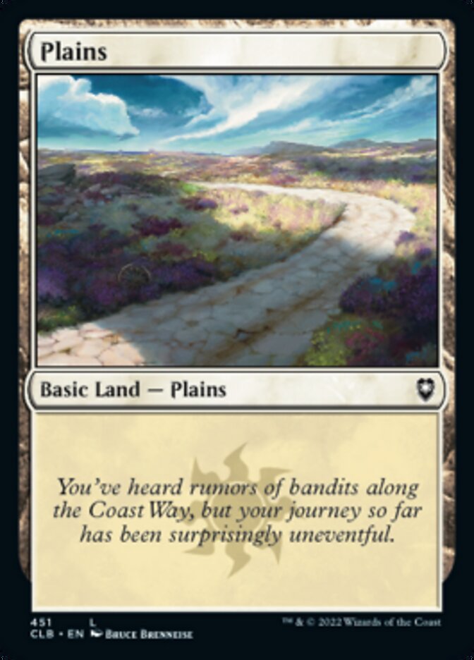 Plains (451) [Commander Legends: Battle for Baldur's Gate] Foil