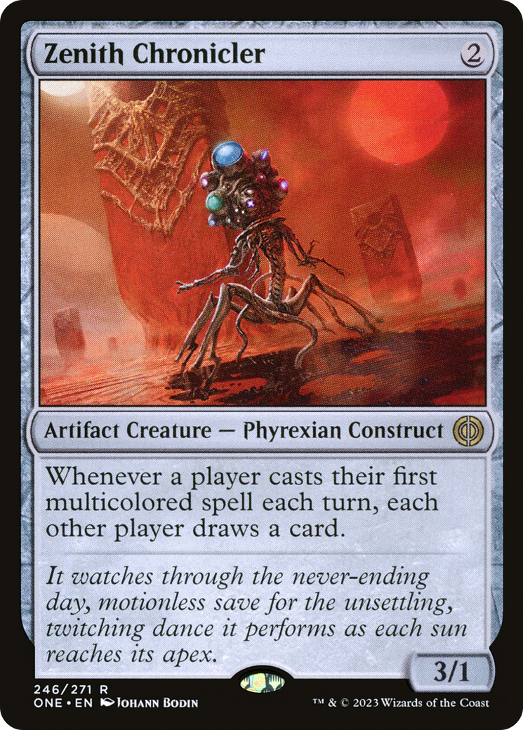 Zenith Chronicler [Phyrexia: All Will Be One] Foil
