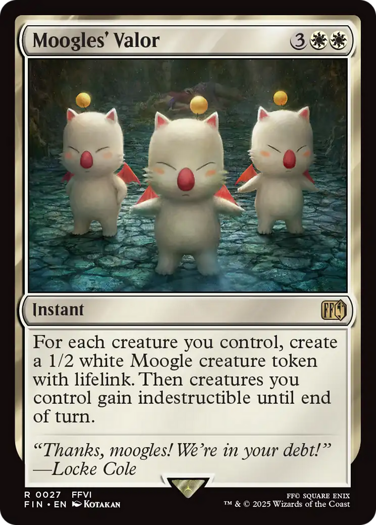 Moogles' Valor [FINAL FANTASY] Foil