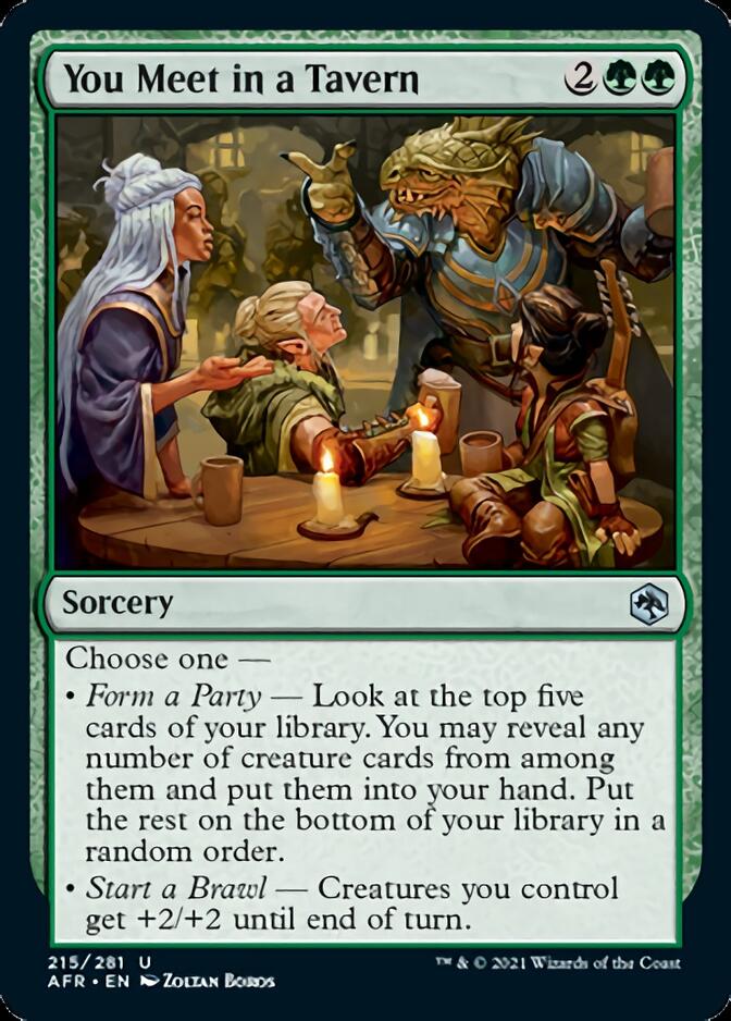 You Meet in a Tavern [Dungeons & Dragons: Adventures in the Forgotten Realms] Foil