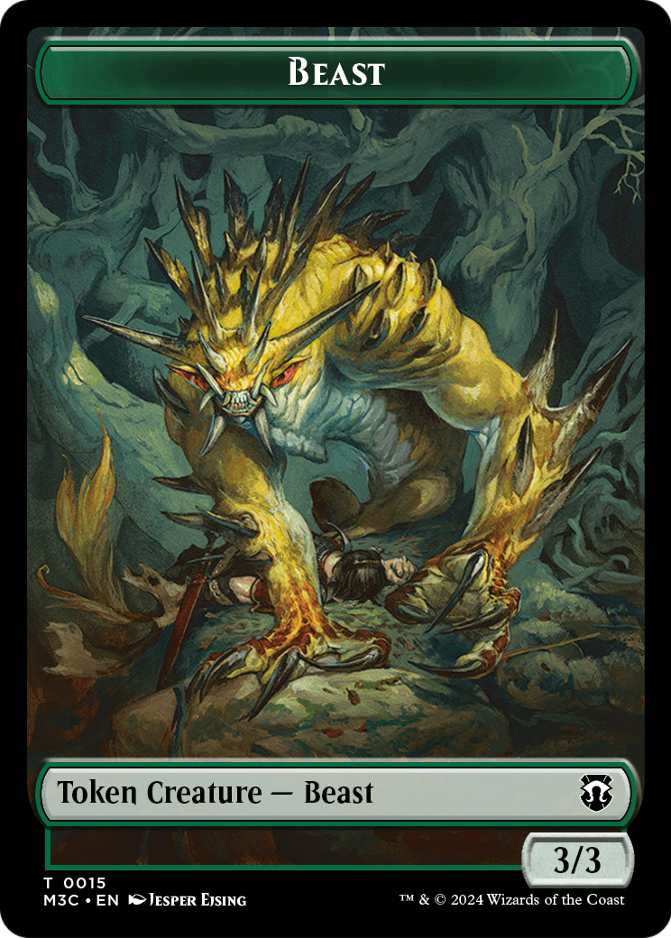 Beast  [Modern Horizons 3 Commander Tokens] Foil