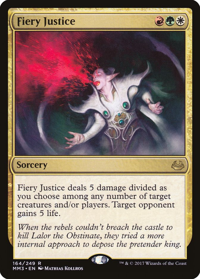 Fiery Justice [Modern Masters 2017] Foil