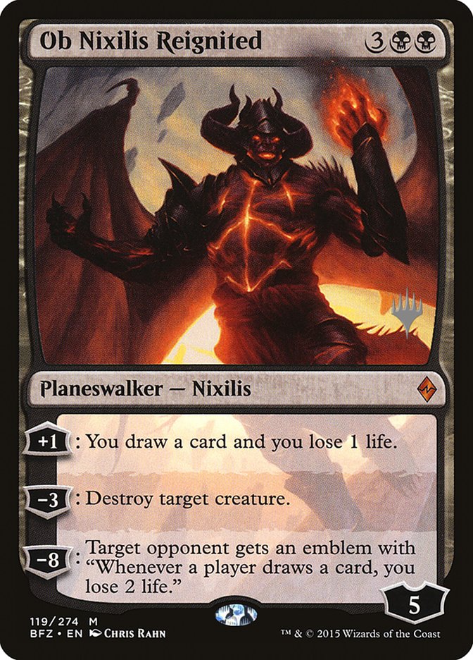 Ob Nixilis Reignited (Promo Pack) [Battle for Zendikar Promos] Foil