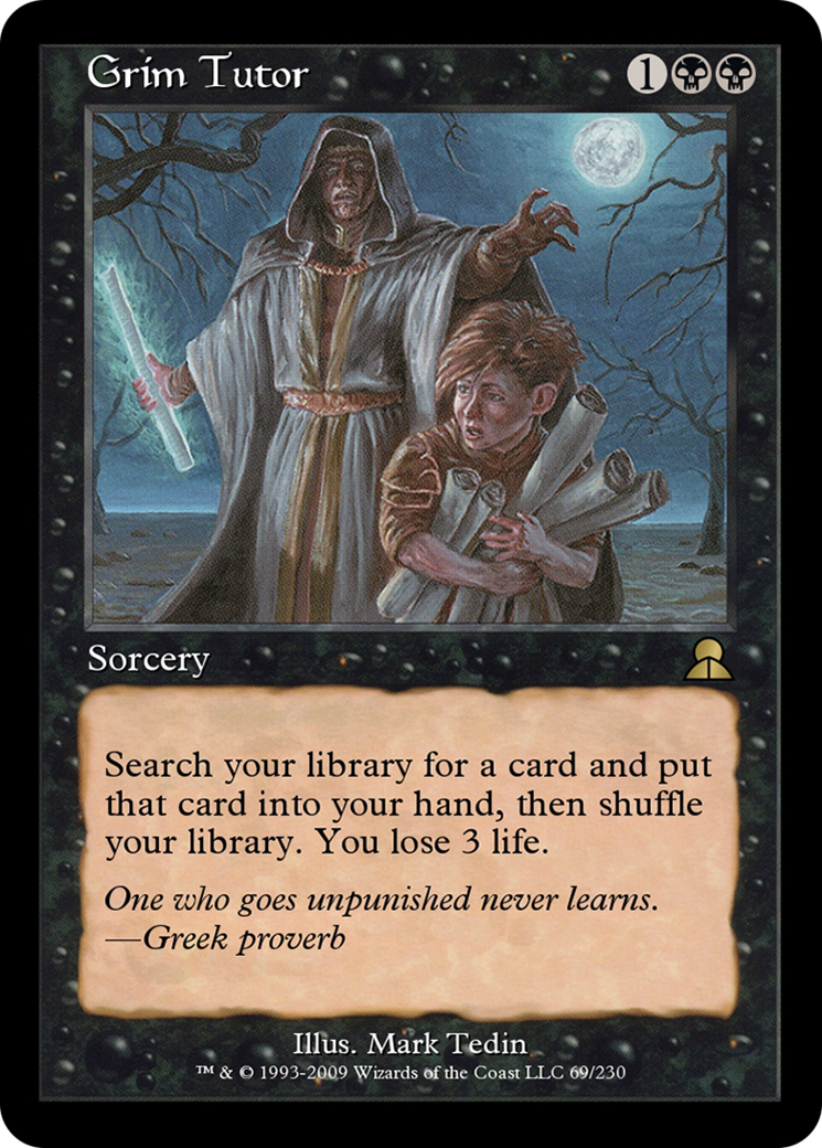 Grim Tutor  [Masters Edition III] Foil