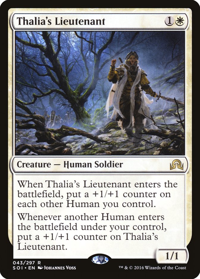 Thalia's Lieutenant [Shadows over Innistrad] Foil