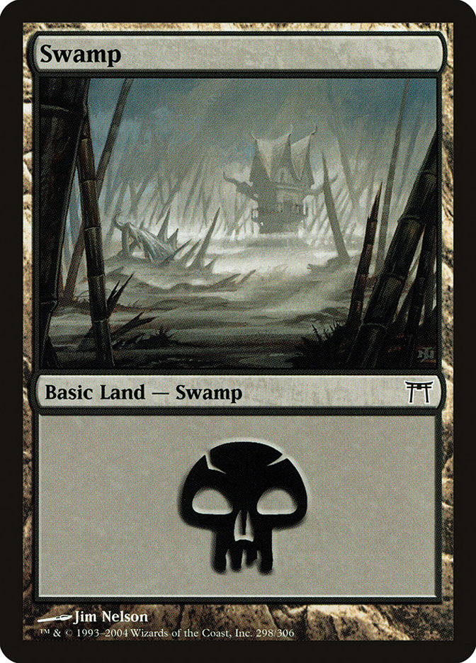 Swamp (298) [Champions of Kamigawa] Foil
