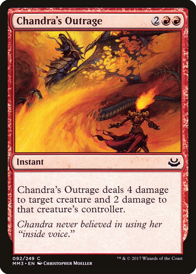 Chandra's Outrage [Modern Masters 2017] Foil