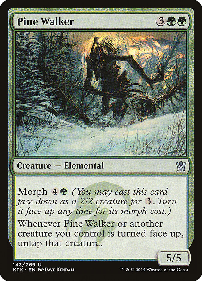 Pine Walker [Khans of Tarkir] Foil