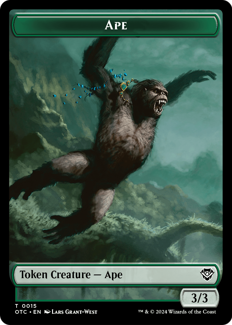 Ape  [Outlaws of Thunder Junction Commander Tokens]
