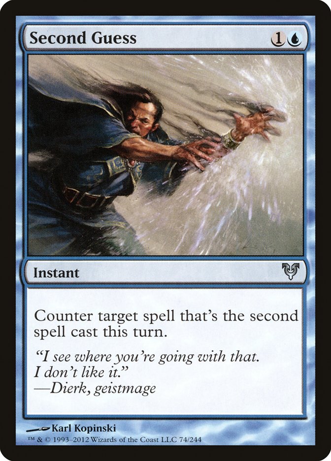 Second Guess [Avacyn Restored] Foil