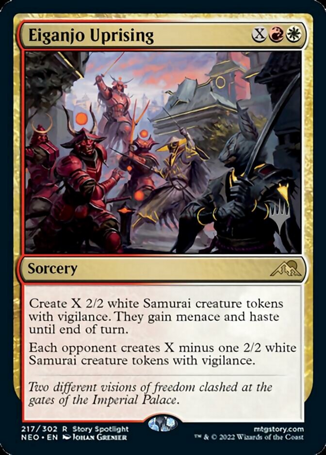 Eiganjo Uprising (Promo Pack) [Kamigawa: Neon Dynasty Promos] Foil