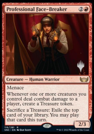 Professional Face-Breaker (Promo Pack) [Streets of New Capenna Promos] Foil