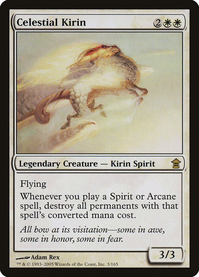 Celestial Kirin [Saviors of Kamigawa] Foil