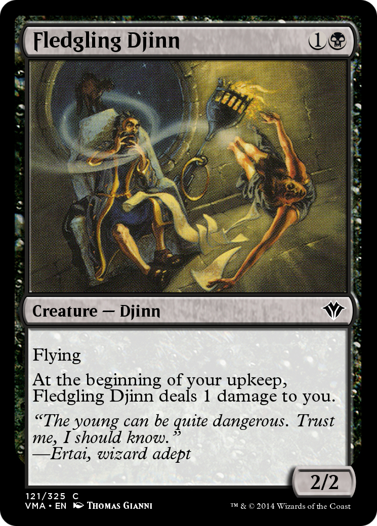 Fledgling Djinn  [Vintage Masters] Foil