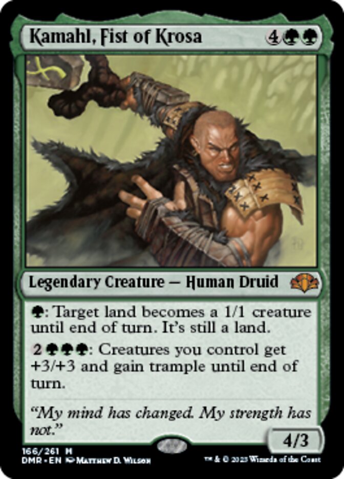 Kamahl, Fist of Krosa [Dominaria Remastered] Foil