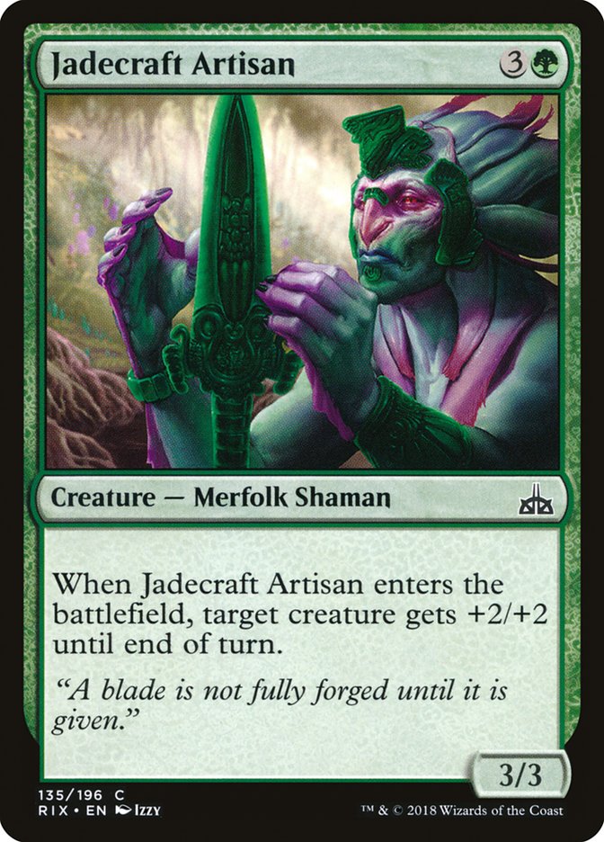 Jadecraft Artisan [Rivals of Ixalan] Foil