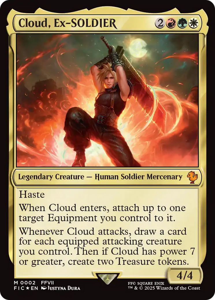 Cloud, Ex-SOLDIER [FINAL FANTASY Commander] Foil