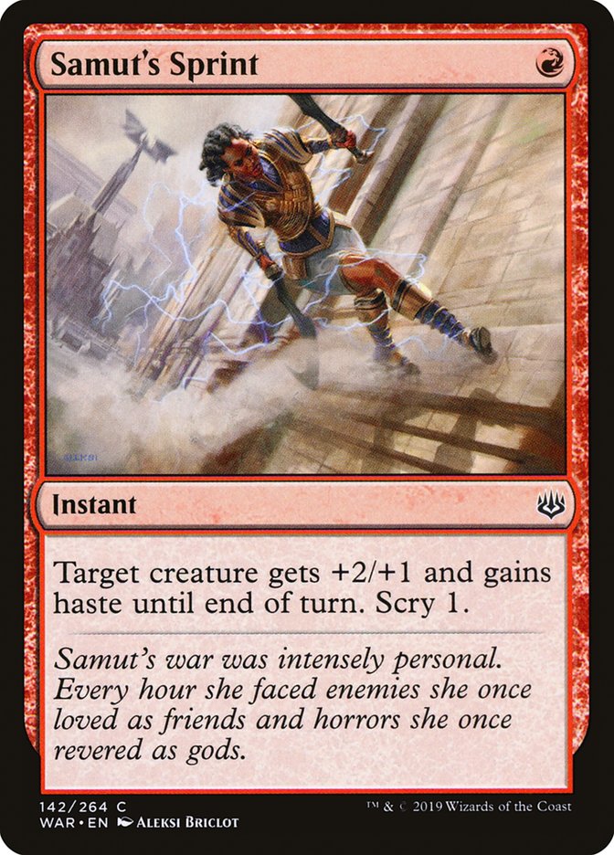 Samut's Sprint [War of the Spark] Foil