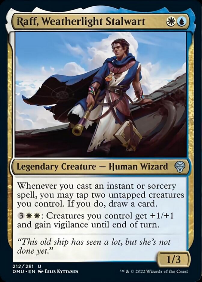 Raff, Weatherlight Stalwart [Dominaria United] Foil