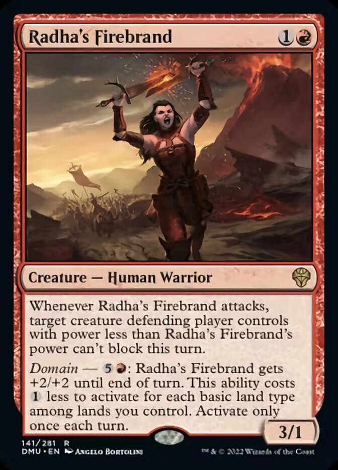 Radha's Firebrand [Dominaria United] Foil