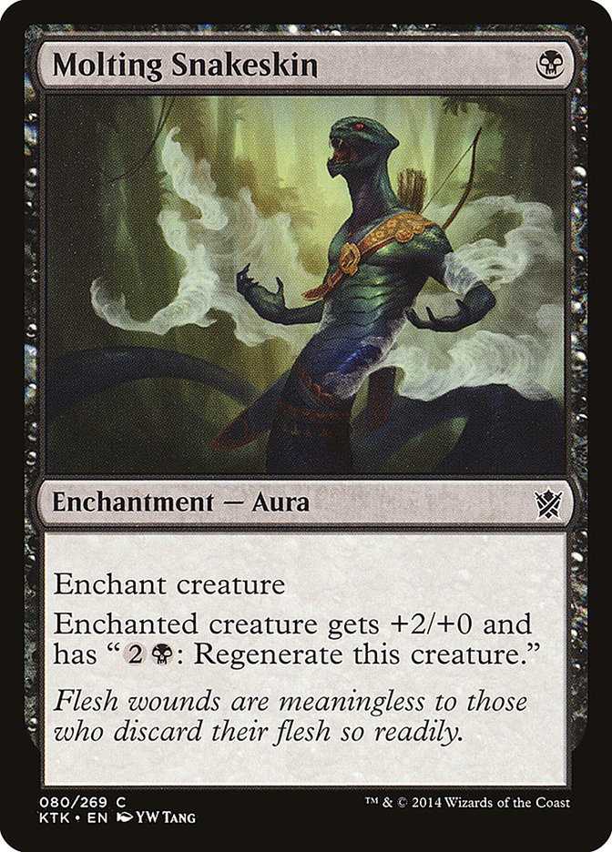 Molting Snakeskin [Khans of Tarkir] Foil