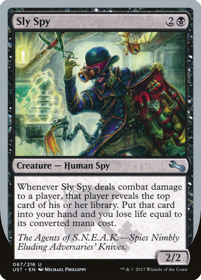 Sly Spy ("Spies Nimbly Eluding Adversaries' Knives") [Unstable] Foil