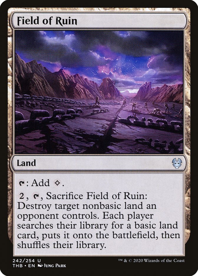 Field of Ruin [Theros Beyond Death] Foil