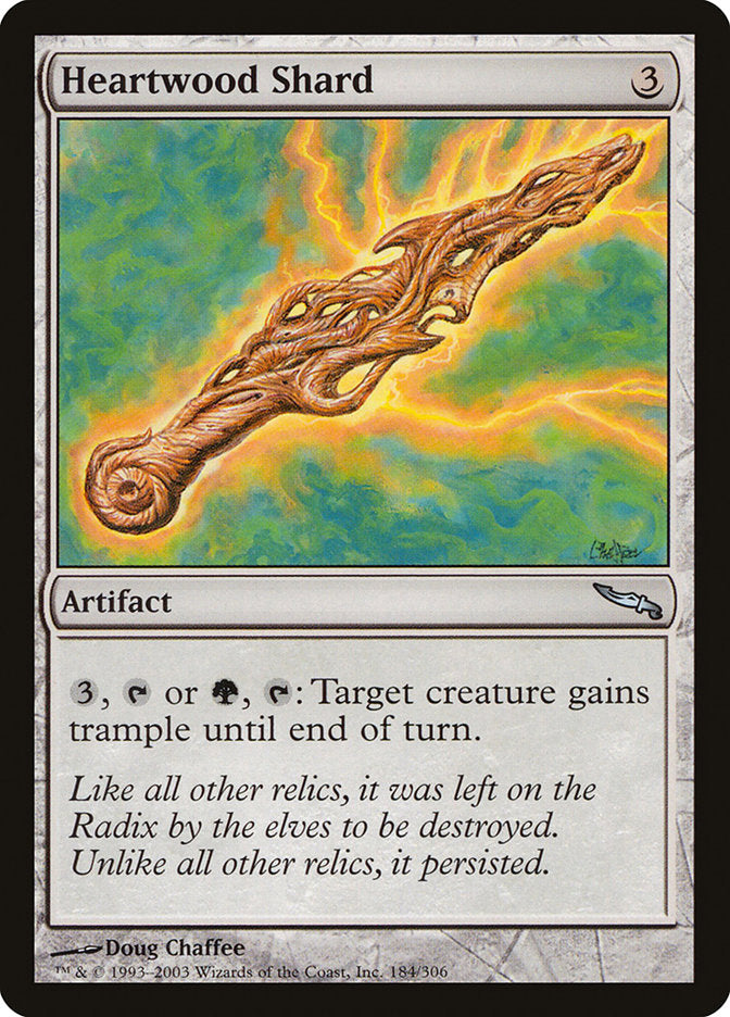 Heartwood Shard [Mirrodin] Foil