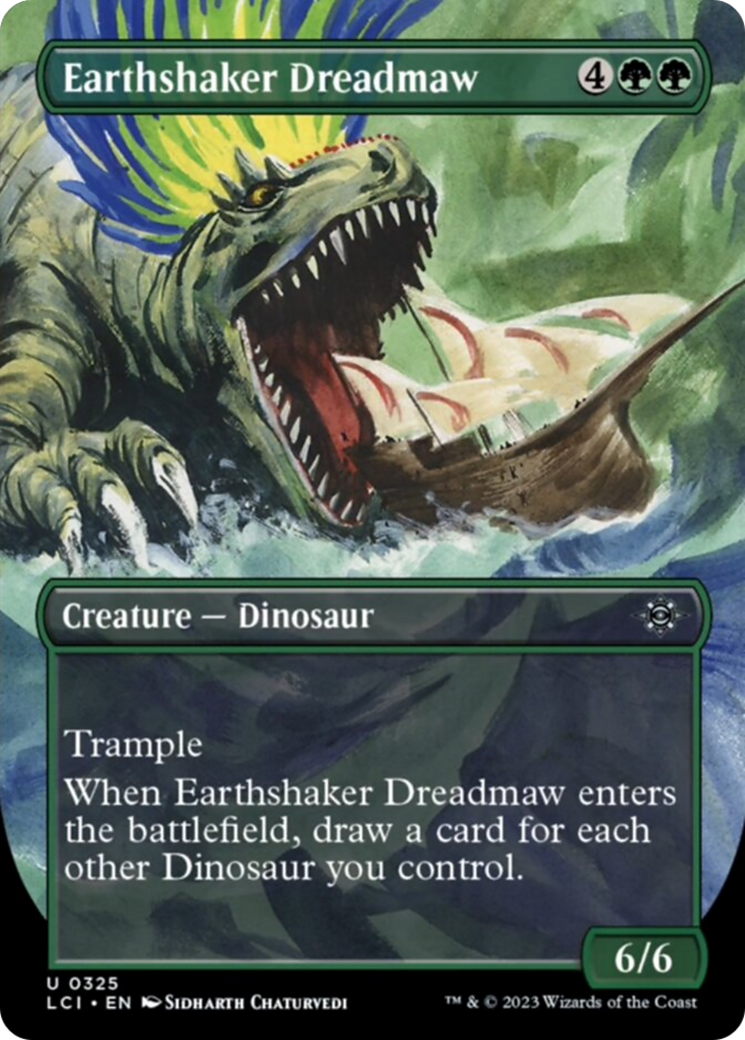Earthshaker Dreadmaw (Borderless) [The Lost Caverns of Ixalan] Foil